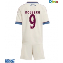 Ajax Kasper Dolberg #9 Rezervni Dres za djecu 2025-26 Kratak Rukav (+ Kratke hlače)